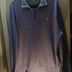 Men's Purple Quarter-Zip Shirt